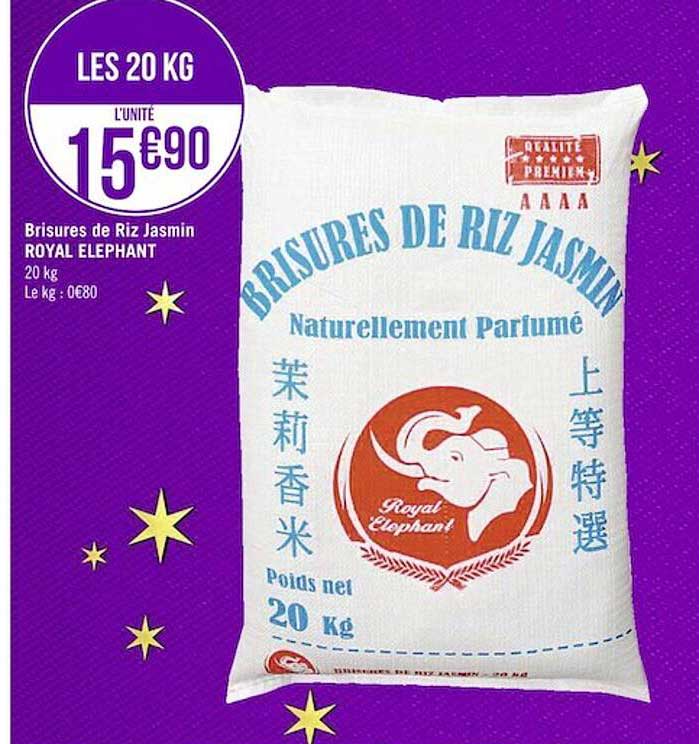 Brisures De Riz Jasmin Royal éléphant
