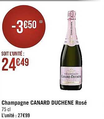 champagne canard duchêne rosé