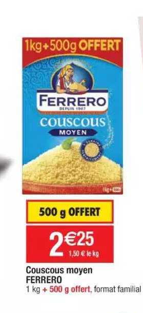 Couscous Moyen Ferrero