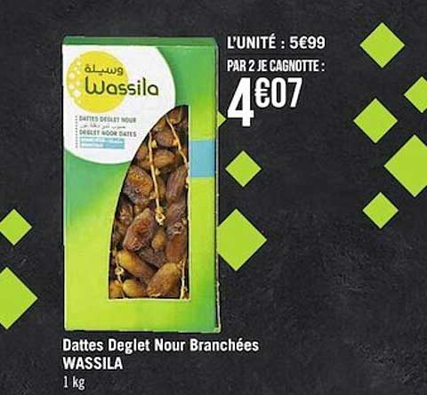 dattes deglet nour branchées wassila