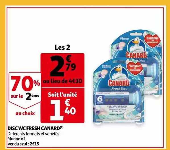 disc wc fresh canard