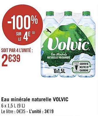 Eau Minérale Naturelle Volvic
