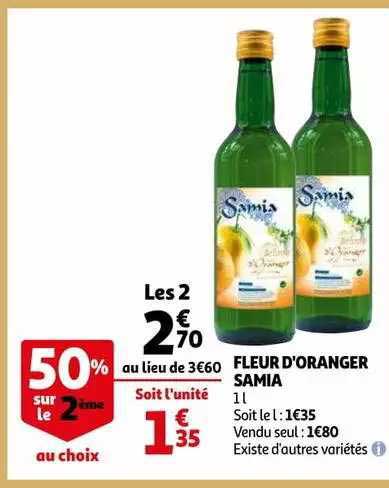 fleur d'oranger samia