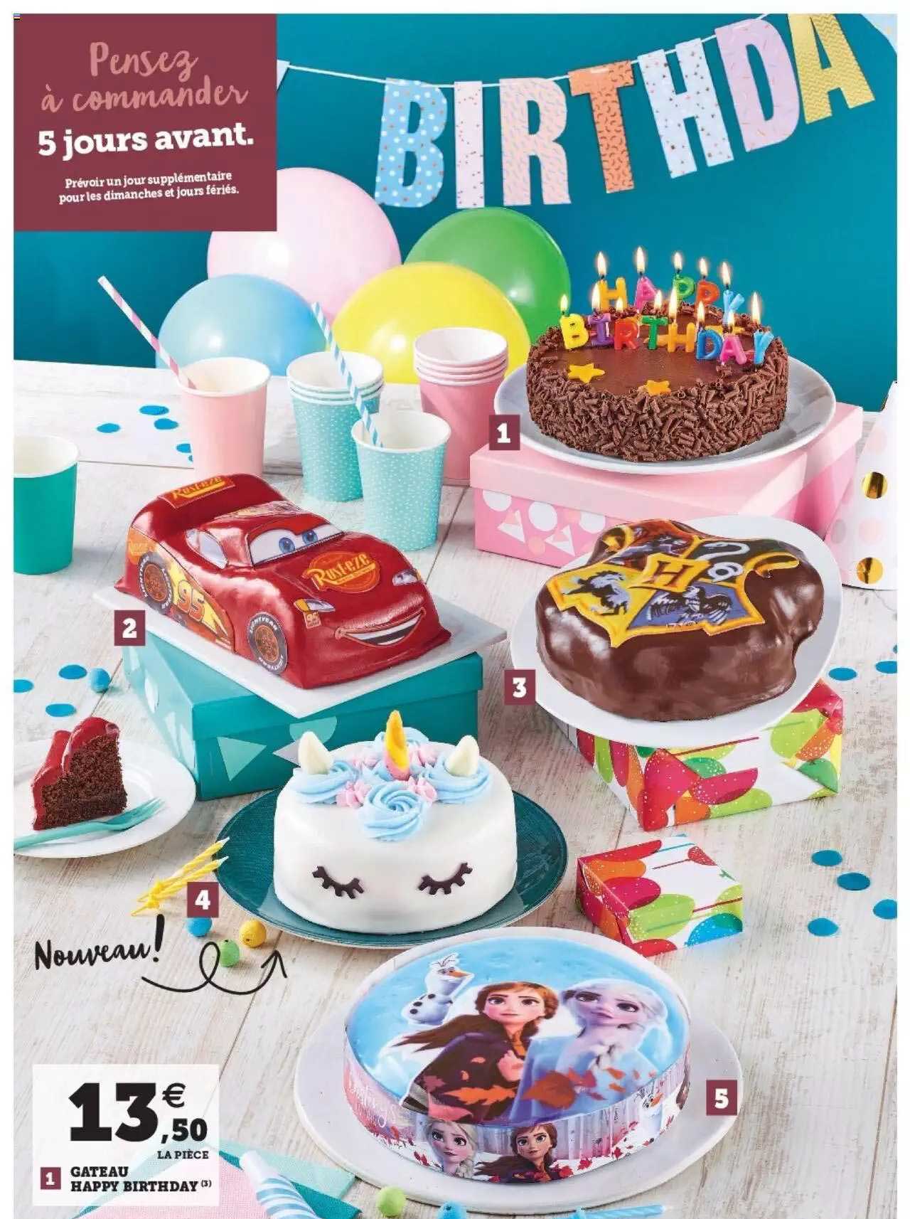 gâteau happy birthday