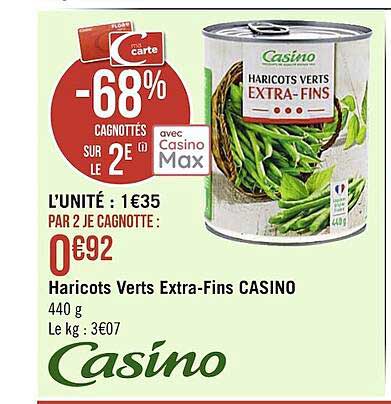 haricots verts extra-fins casino