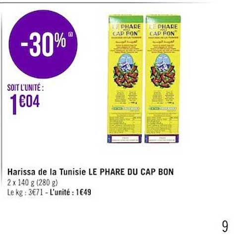 harissa de la tunisie le phare du cap bon