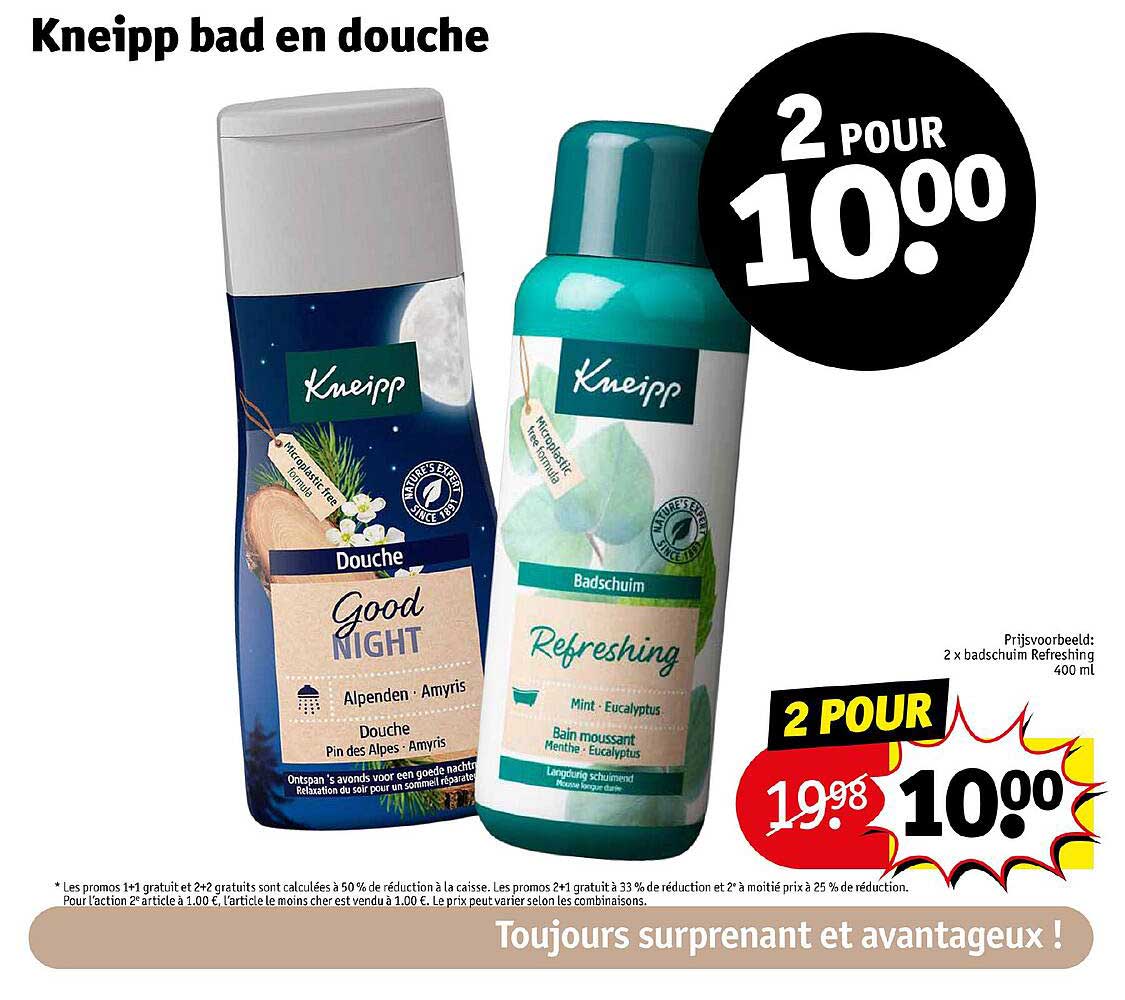 kneipp bad en douche