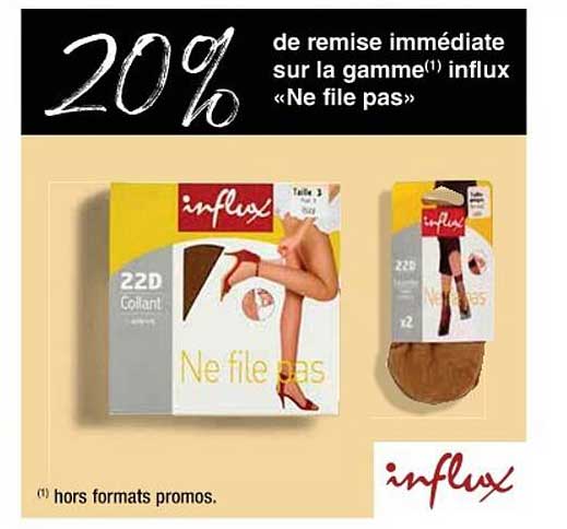 la gamme influx "ne file pas" influx