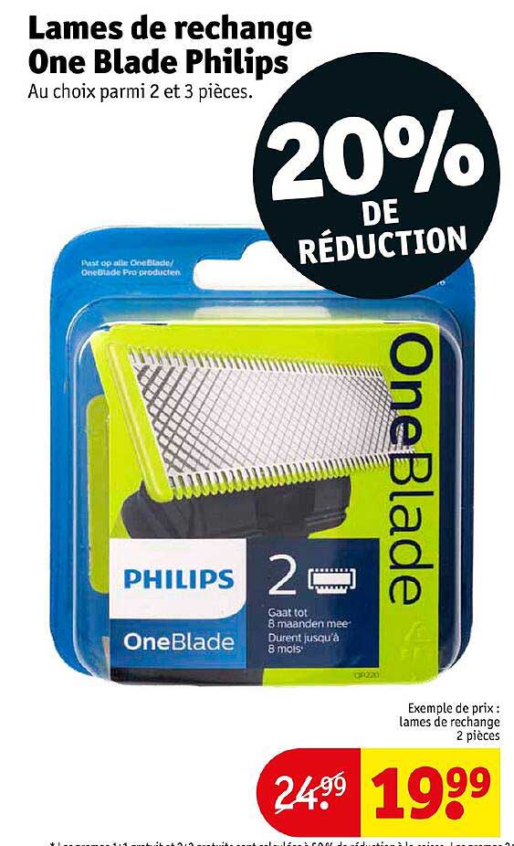 Lames De Rechange One Blade Philips