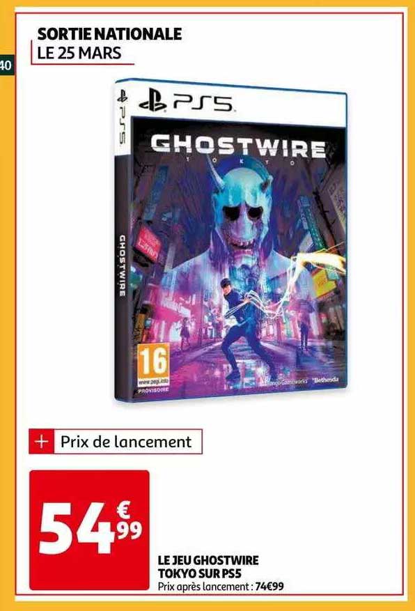 le jeu ghostwire tokyo su ps5