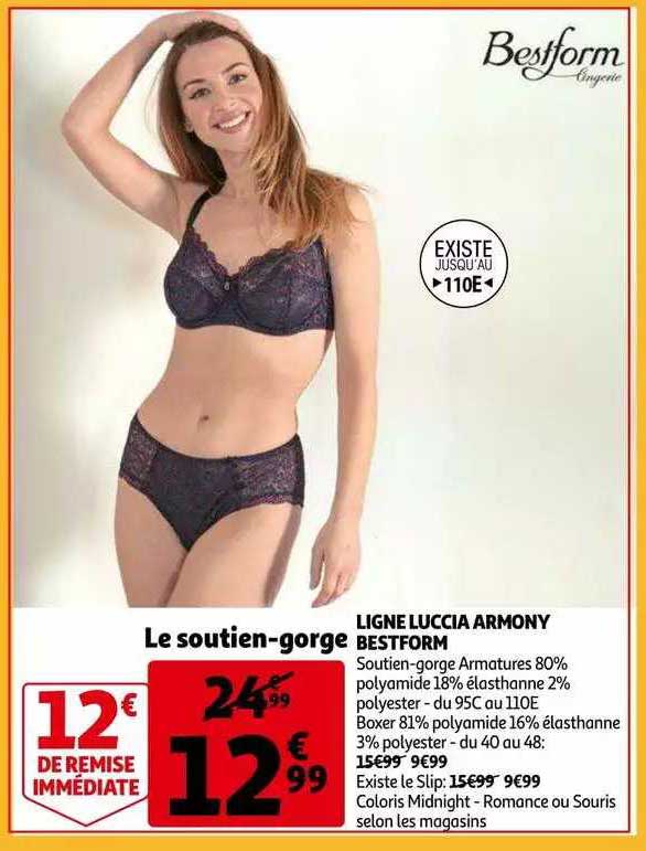 ligne luccia armony bestform : le soutien-gorge