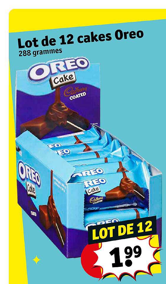Lot De 12 Cakes Oreo
