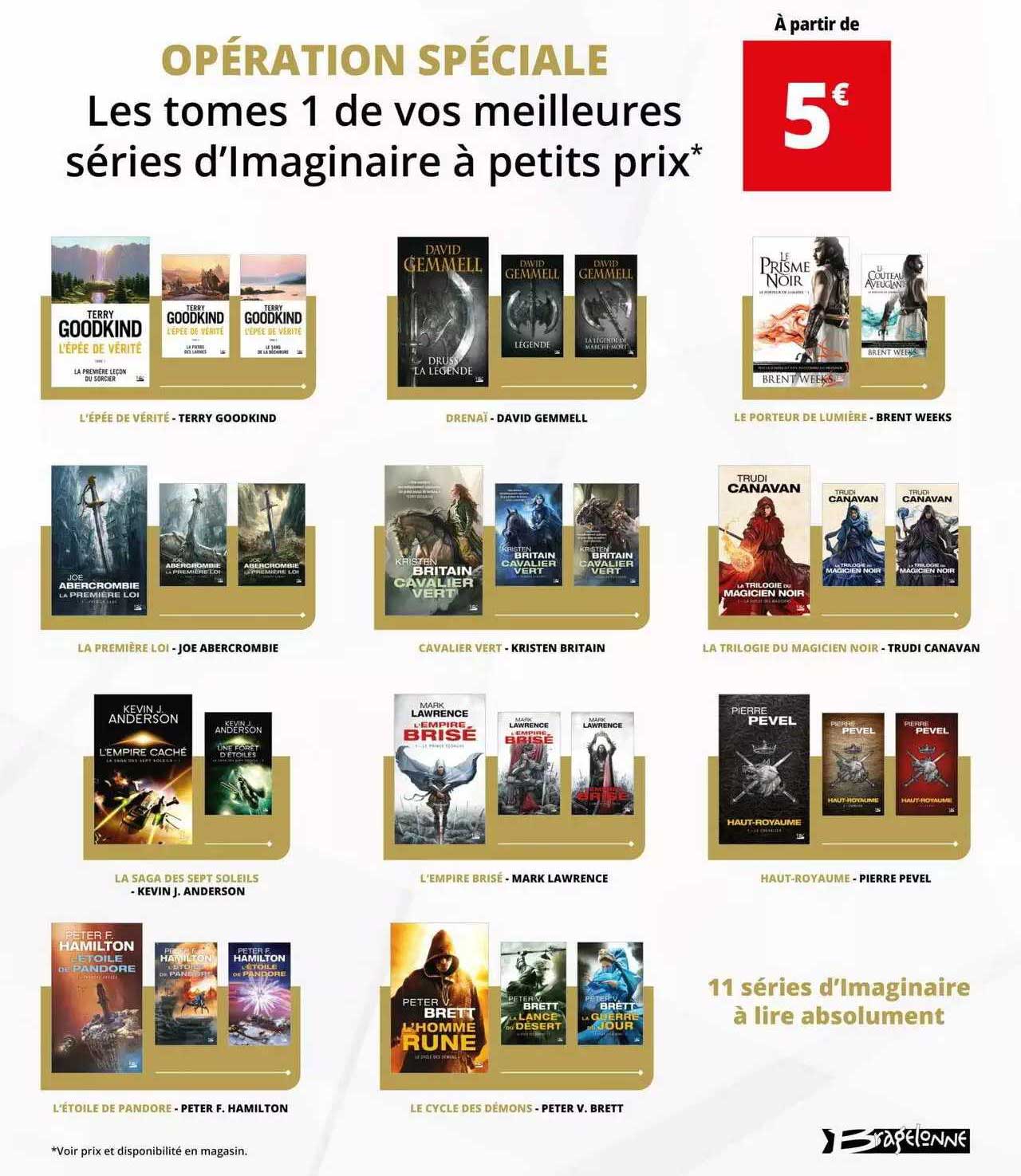 meilleurs séries d'imaginaire