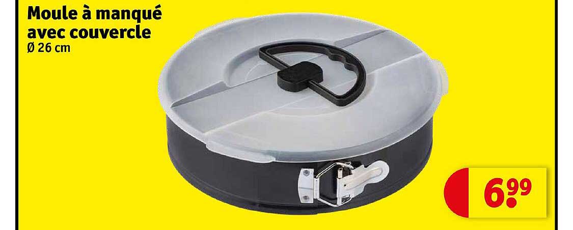 moule à manqué avec couvercle