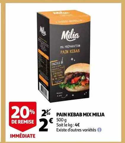pain kebab mix milia