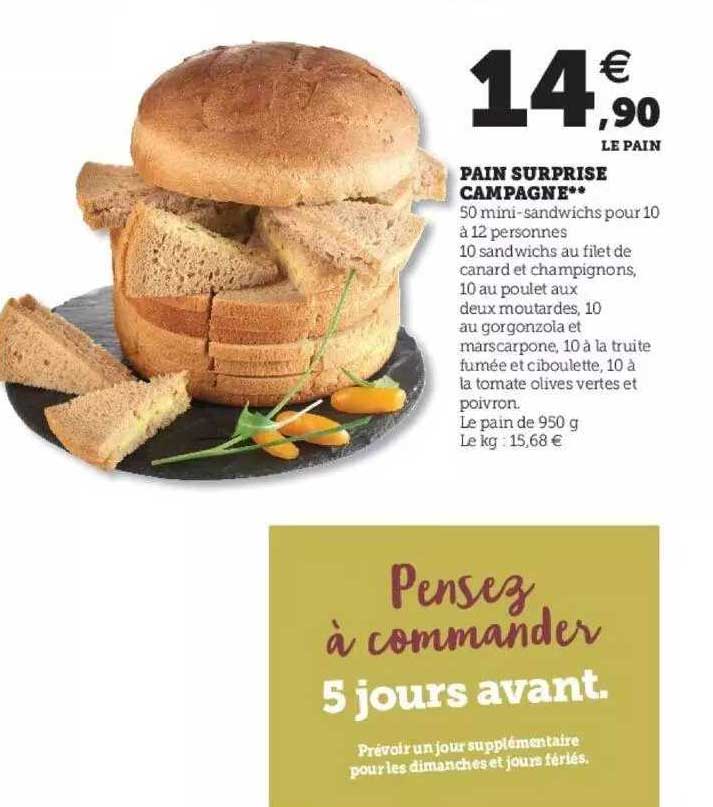 Pain Surprise Campagne
