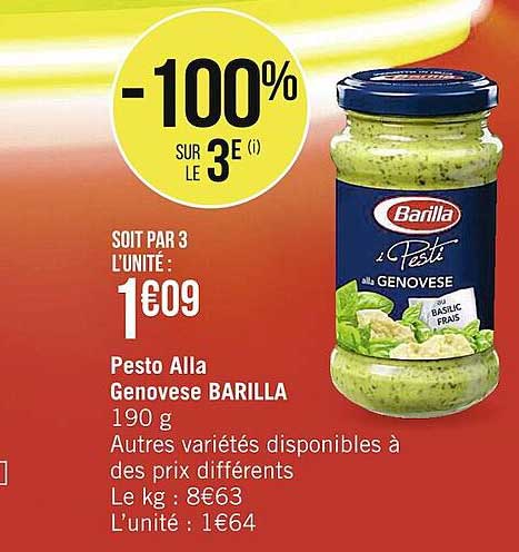 pesto alla genovèse barilla