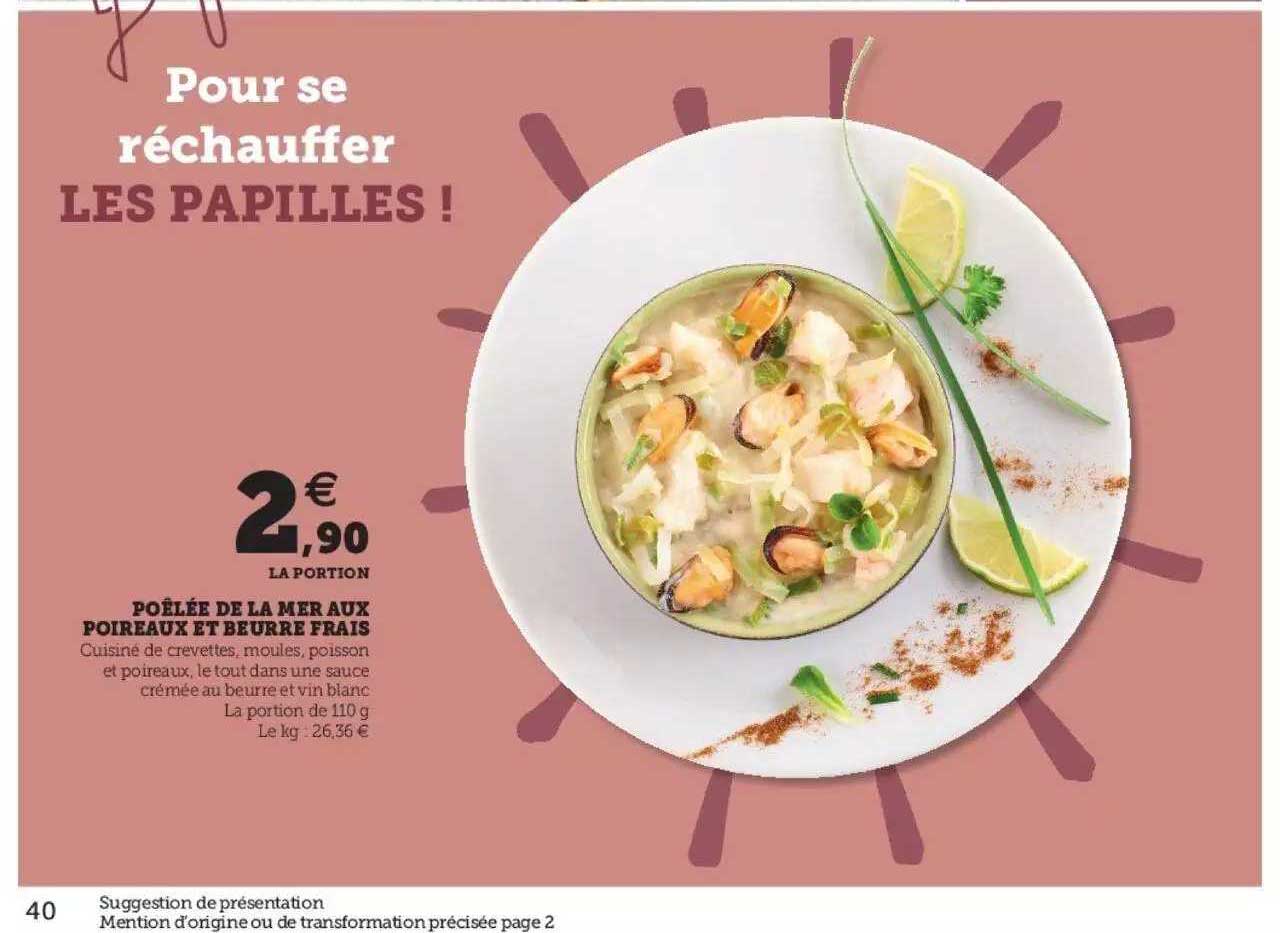 Poêlée De La Mer Aux Poireaux Et Beurre Frais