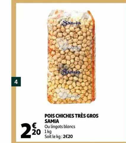 pois chiches très gros samia