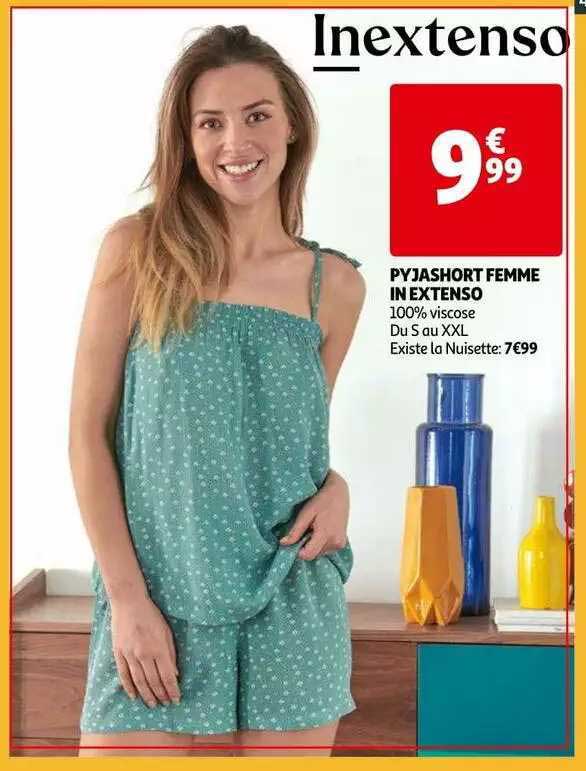 pyjashort femme in extenso