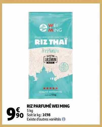 riz parfumé wei ming