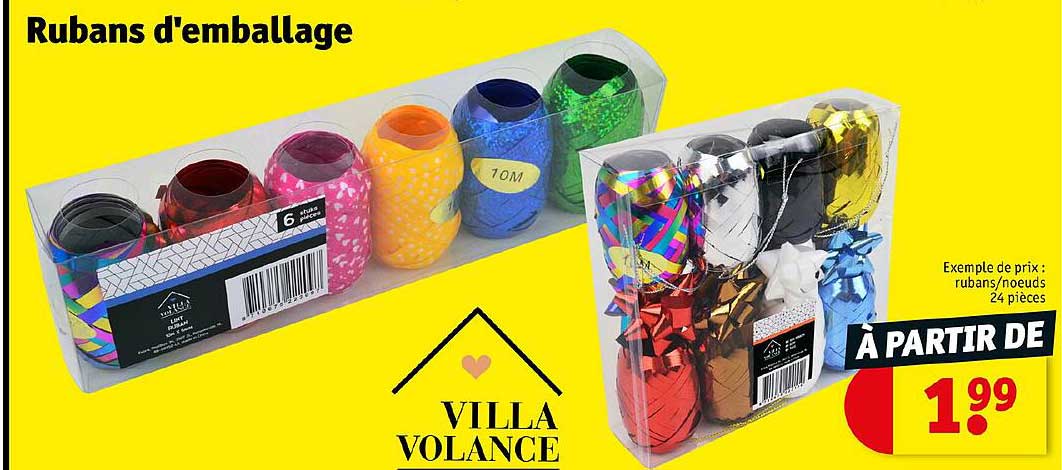 rubans d'emballage