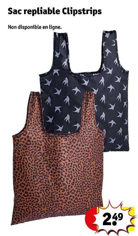 sac rempliable clipstrips