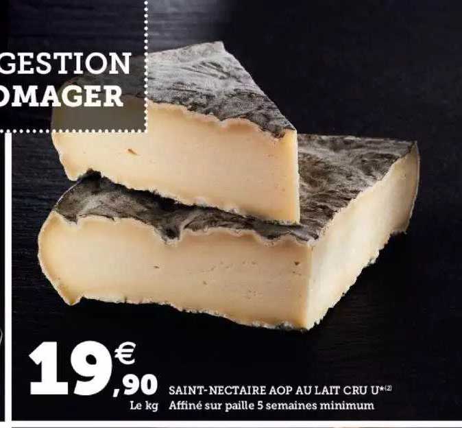 saint-nectaire aop au lait cru u