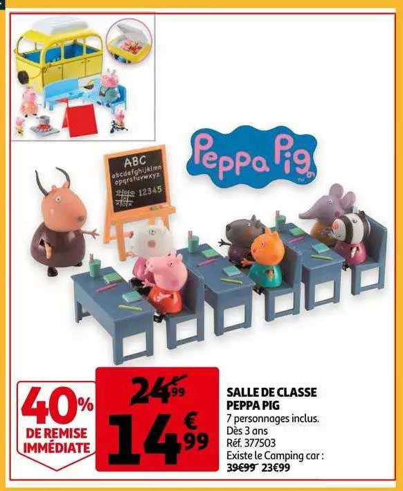 salle de classe peppa pig