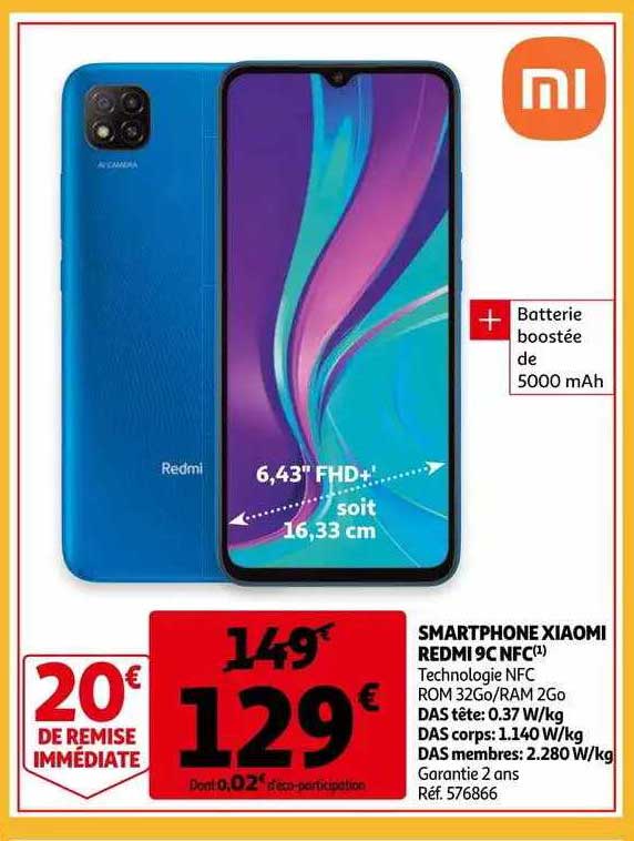 smartphone xiaoma redmi 9c nfc