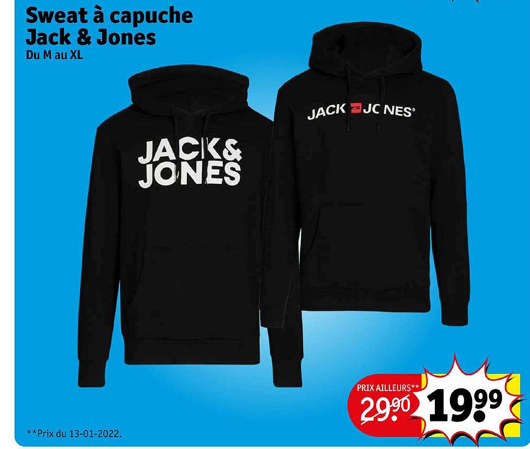sweat à capuche jack & jones