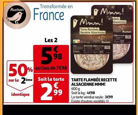 tarte flambée recette alsacienne mmm!