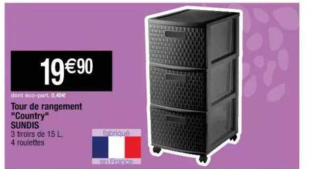 Tour De Rangement "country" Sundis