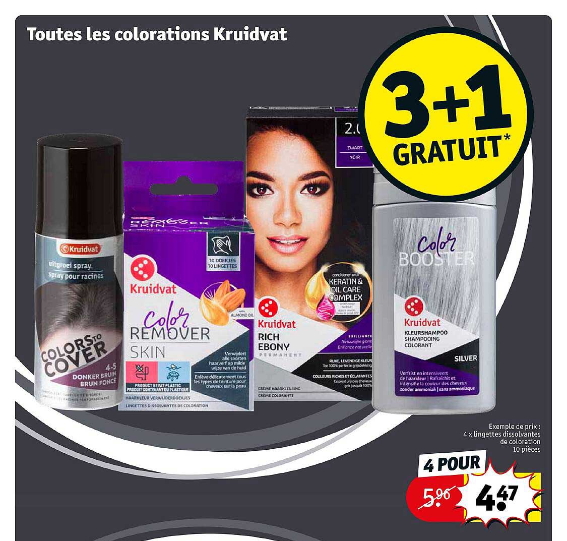 toutes les colorations krudvat