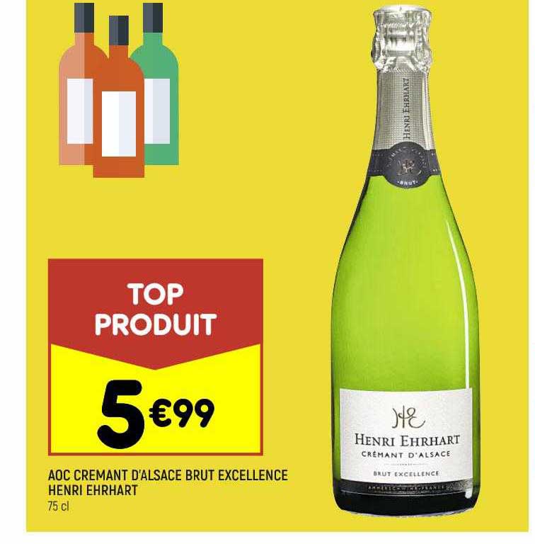 aoc crémant d'alsace brut excellence henri ehrhart