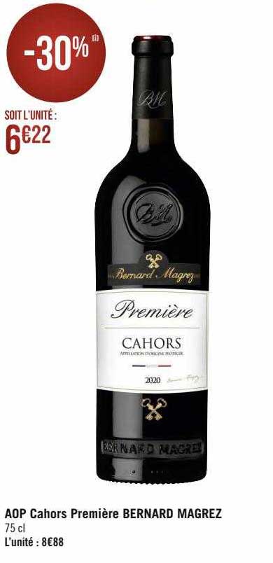 aop cahors première bernard magrez