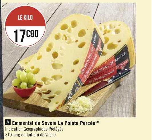 Emmental De Savoie La Pointe Percée