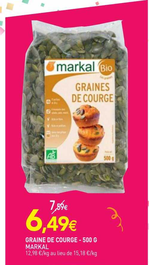 graine de courge markal - 500 g