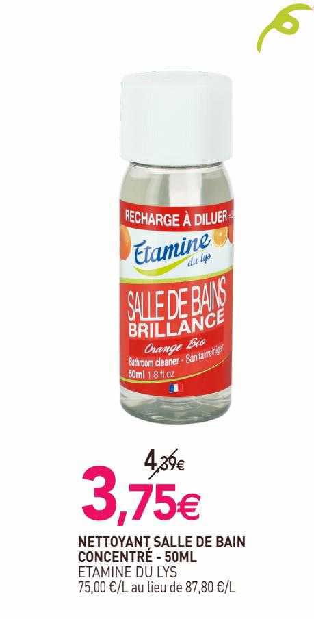 nettoyant salle de bain concentré étamine du lys - 50ml