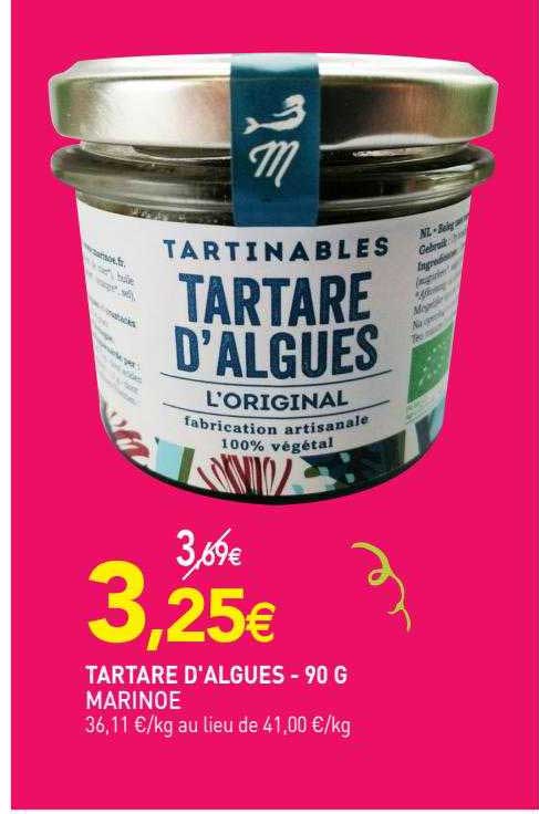 tartare d'algues marinoe - 90 g