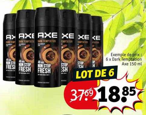 6 x dark temptation axe 150ml