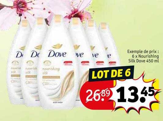 6 x nourishing silk dove 450ml
