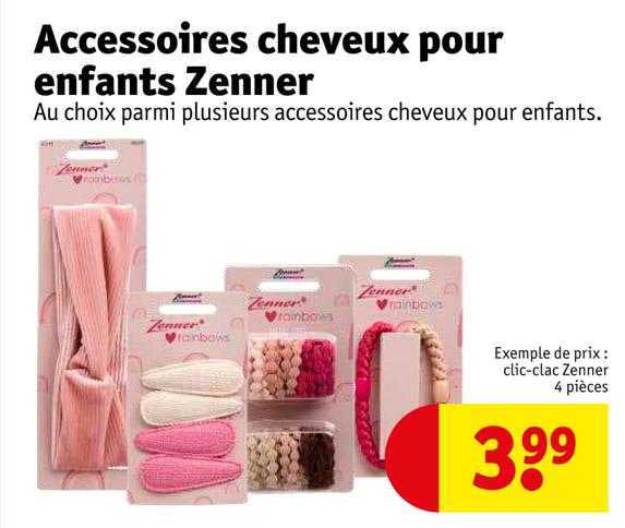 accessoires cheveux pour enfants zenner