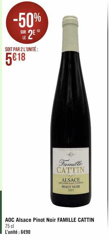 aoc alsace pinot noir famille cattin