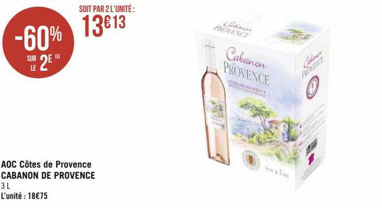 Aoc Côtes De Provence Cabanon De Provence