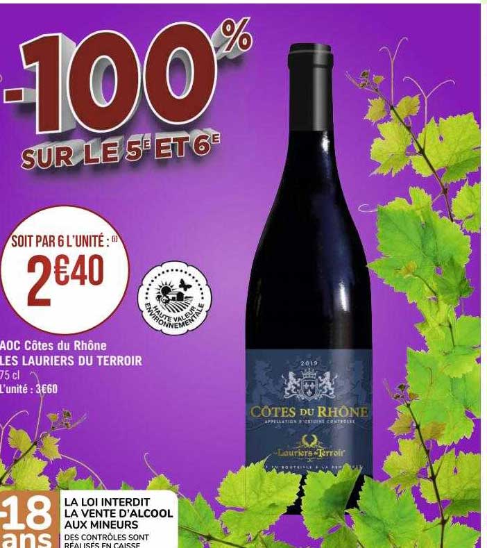 Aoc Côtes Du Rhône Les Lauriers Du Terroir