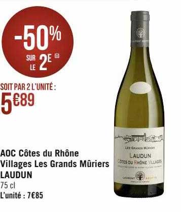 aoc côtes du rhône villages les grands mûriers laudun