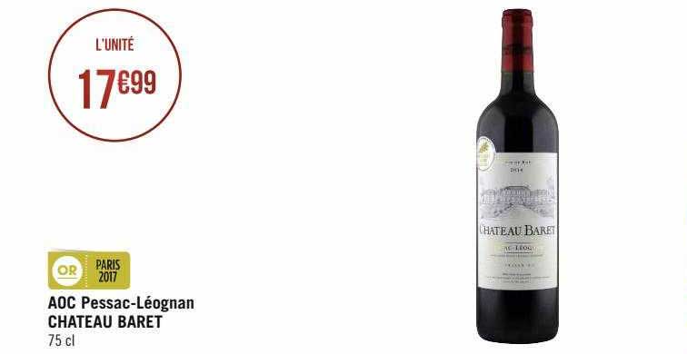 aoc pessac-léognan château baret