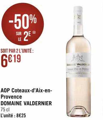 aop côteaux-d'aix-en-provence domaine valdernier