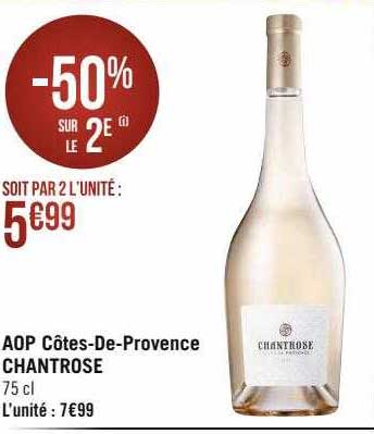 aop côtes-de-provence chantrose